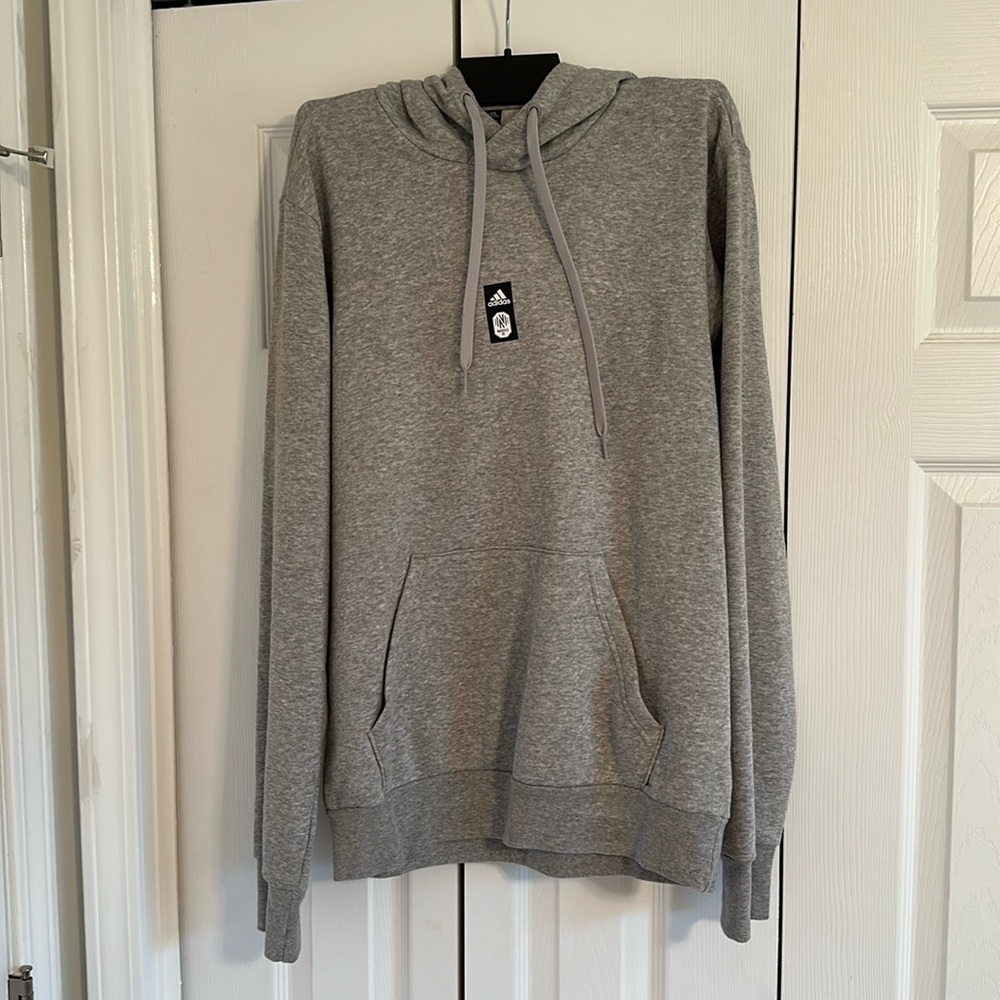 Grey Adidas Nashville SC Sweatshirt in Size Small